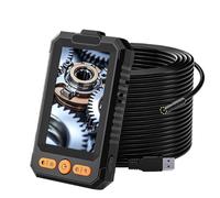 Endoscope industriel 4,3" Écran IPS HD1080P 8MM Caméra USB 2M-100M Inspection des tuyaux d'égout auto Boroscope 8LED 2600mAh Imperméable (20m)
