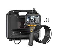 Endoscope Industriel, avec écran de 5 Pouces, Rotation de l'objectif à 360 °, Double Objectif de 8 mm, étanche Ip67, résolution 1080p, Trois Longueurs de Tube(10m)