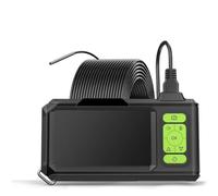 Endoscope industriel avec écran IPS 4,3 pouces, caméra autofocus HD 1080p, objectif simple, double ou triple, sonde USB, boroscope d'inspection automobile et LED(1m,3.9MM Single Lens)