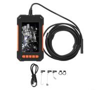 Endoscope industriel avec écran LCD de 10,9 cm, caméra HD 1080p, étanchéité IP67 avec 8 LED, 2600 mAh pour batterie, câble semi-rigide de 8 mm pour inspection de moteur (2 mètres)