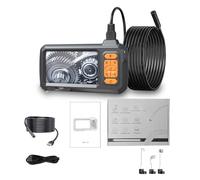 Endoscope Industriel avec Fonction de Positionnement, Caméra d'Inspection de Tuyaux Étanche à Grand Écran, pour Nettoyage de Canalisations et Réparation Automobile(20m)