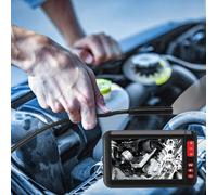 Endoscope industriel Borescope Caméra d'inspection 8 LEDs 8mm avec écran haute définition 1080P de 4.3 pouces