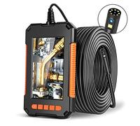 Endoscope Industriel, Caméra d'inspection Endoscope à Deux Têtes, Endoscope Numérique à Double Objectif 1080P HD, Écran LCD 4,3 Pouces, étanche IP67, avec 8 Lumières LED, Carte TF de 32G (5M)