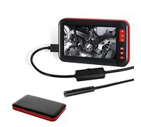 Endoscope Industriel, caméra d'inspection étanche 1080P avec écran LCD de 4,3 Pouces, 8 lumières LED, Batterie 2000MAH, Endoscope pour Inspection Automobile/Pipeline/climatisation, 2 mètres