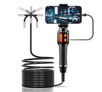 Endoscope Industriel doté d ' Une caméra Transparente 1080P et de 8 lumières LED réglables pour l ' Examen de Voiture à Domicile Endoscope Industriel étanche