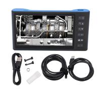 Endoscope industriel Endoscope avec écran LCD IPS de 7,0 pouces Caméra d'inspection à trois objectifs 1080P Caméra serpent de 5,5 mm de diamètre IP67 étanche Batterie 3000 mAh et (je mange)