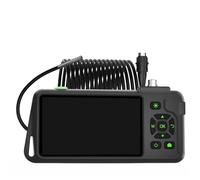 Endoscope industriel étanche avec écran IPS 5 pouces, caméra vidéo autofocus HD 1080p, objectif simple, double ou triple, for l'inspection de canalisations(1m,3.9MM Single Lens)