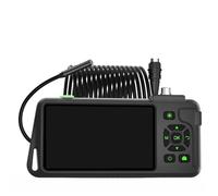 Endoscope industriel étanche avec écran IPS 5 pouces, caméra vidéo autofocus HD 1080p, objectif simple, double ou triple, for l'inspection de canalisations(5m,8MM Single Lens)