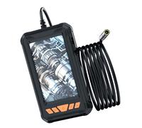 Endoscope industriel étanche IP67 de 10,9 cm - 200 MP - Caméra LED pour utilisation en environnement faible luminosité