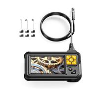 Endoscope Industriel Étanche Type-C Caméra D'inspection Endoscope Rechargeable À Double Objectif Avec Écran De 4 3 Pouces Caméra De Diagnostic Mécanique À 8 LED