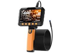Endoscope Industriel IPS 5 Pouces HD1920 avec caméra autofocus 5 MP HD1080p, Simple, Double ou Triple, for Inspection Automobile, Prise de Photos et Coffret d'outils(15m,5.5MM Dual)