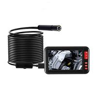 Endoscope Industriel MASO 10M 4.3" écran LCD Couleur F200 caméras d'inspection Endoscope étanche 1080P HD avec sonde à 8 LED USB Rechargeable