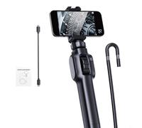 Endoscope industriel rotatif à 360° avec caméra de 8 mm, résolution HD 2 MP, étanchéité IP67, éclairage LED, pour l'inspection des canalisations et l'entretien de la voiture