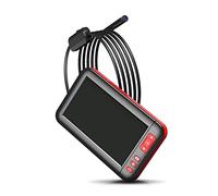Endoscope, Inspection de la caméra d'endoscope industrielle F200 Borescope 8mm Lentille 8 Le Ds HD1080P 4.3 Moniteur d'affichage d'écran IP67 Imperméable(5m,Rigid Cable Set)