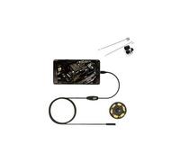 Endoscope, mini caméra endoscopique hd 2m 7mm étanche ip67 6 led avec crochet / aimant / mirroir pour smartphone android et pc, ordinateur