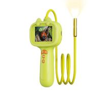 Endoscope Mini pour | Jouet Microscope Portable 6 cm Poche,Loupe de Poche avec Éclairage,Exploration Scientifique Extérieure Cadeau Anniversaire Noël Filles Garçons