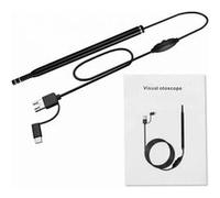 Endoscope nettoyage oreille prise 3 en 1 USB/Micro USB/Type-C camera cuillère G