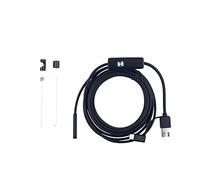 Endoscope sans fil 7 mm 3 en 1 USB/Micro USB/Type-C Caméra d'inspection étanche pour smartphone, miroirs d'inspection, outils de mesure