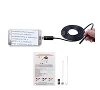 Endoscope USB, 2 en 1 étanche Caméra d'inspection vidéo avec 6 lumières LED pour Android (2 m)