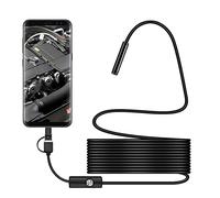 Endoscope USB,Caméra Endoscope Avec Lumière, Endoscope De Type C, Caméra à Portée Avec 8 Lumières LED Pour Smartphone Android Et IOS, , IPad, Samsung