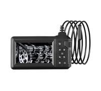 Endoscope Vidéo Industriel À Double Objectif 1080P, Stéthoscope Automobile, Boroscope for Voitures, Dispositif D'inspection De Tuyaux De Câbles, Outils De Caméra(10m)