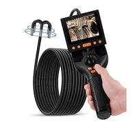 Endoscopes, Caméra d'inspection d'endoscope automobile Écran 3,5 pouces 720 ° Rotation à 4 voies Endoscope articulé Sonde IP67 avec lumière LED 8(1m,Lens 8.5mm)