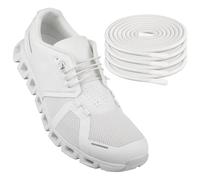 Endoto 2 paires Lacet Elastique pour ON Cloud 5 & 6 Running Chaussures, Remplacement Sans Noeuds Lacets Laces (Blanc, 24 pouces)