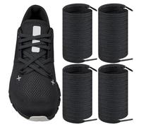Endoto 2 Paires Lacet Plat pour On Cloud X3, X4, Shift, Cloudflow, Cloudwift, Cloudmonster Running Chaussures, Remplacement Lacets Laces pour Baskets (Noir, 56 pouces)
