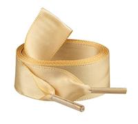 Endoto Lacet en Ruban pour Adidas Samba Chaussures, 2CM de Large Remplacement Satin Plats Lacets Laces - Khaki, 54 pouces