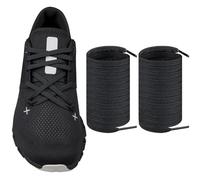 Endoto Lacet Plat pour On Cloud X3, X4, Shift, Cloudflow, Cloudwift, Cloudmonster Running Chaussures, Remplacement Lacets Laces pour Baskets (Noir, 44 pouces)