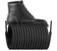 Endoto Lacet pour Carhartt Wedge Bottes, 4,5mm Ronds Remplacement Lacets Laces pour Chaussures de Travail Randonnée - Noir, 62 pouces