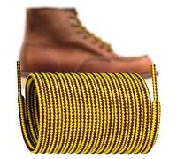 Endoto Lacet pour Carhartt Wedge Bottes, 4,5mm Ronds Remplacement Lacets Laces pour Chaussures de Travail Randonnée - Jaune&Brun, 62 pouces