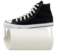 Endoto Lacet pour Converse Chaussures, Remplacement Lacets Plats Shoelaces Laces pour Haute Montante Shoes (Couleur Toile, 60 pouces)