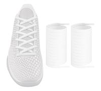 Endoto Lacet pour Kobe 6 Chaussures, 7MM Plat Remplacement Lacets Laces pour Sneaker - Blanc, 54 Pouces