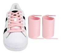 Endoto Lacets pour Adidas Superstars Grand Court chaussure de sport, Remplacement lacet plats et épais Cordons Shoelaces Laces - Rose, 55 pouces