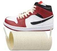 Endoto Lacets pour Air Jordan 1/2/3/4/5/6/7/8 Chaussures de Basketball, Remplacement lacet plats Cordons Shoelaces Laces(Couleur: Crème, Taille: 50 Inch)