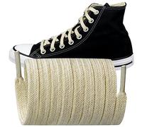 Endoto Lacets pour Converse Haute Montante Plateforme Chaussures, Lacet Plats de Remplacement Shoelaces Laces (Beige, Taille : 46 pouces)