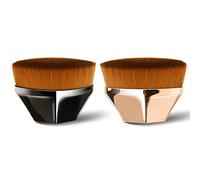 Endoto® Pinceau fond de teint, Pinceau de maquillage synthétiques de qualité supérieure pour fond de teint, Bases de maquillage, BB crèmes, blush, Poudres,correcteurs pour les yeux-Noir&Rosa