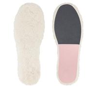 Endoto Semelles pour UGG Femmes en Peau de Mouton, Replacement Sheepskin Shoe Insoles Inserts Intérieures Doux et Chauds en Polaire-(bas Rose,42 EU)