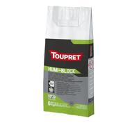 Enduit anti-humidité en poudre - TOUPRET - HUMI-BLOCK - 6kg - Résistant à l'eau - Application manuelle