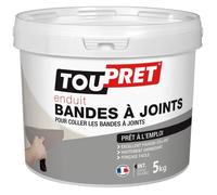 Enduit prêt à l'emploi pour plaques de plâtre Toupret 5kg