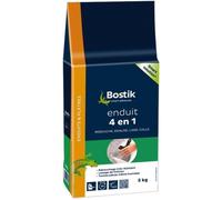 Bostik Enduit multi-usage poudre 4 en 1 – Rebouche, égalise, lisse, colle – Blanc, 5 kg