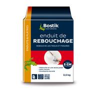Bostik Enduit Rebouchage Poudre 2.5 kg Blanc
