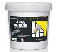 Enduit carrelage salle de bain cuisine mural et sol recouvre et rénove faïence masquage - RENOVE CARRELAGE Cannelle Offre Spéciale : 5 x 20KG
