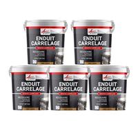 Enduit carrelage salle de bain cuisine mural et sol recouvre et rénove faïence masquage - RENOVE CARRELAGE Cuivre Offre Spéciale : 5 x 20KG