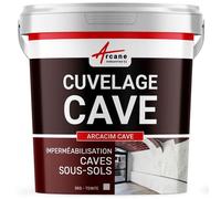Enduit de Cuvelage Cave, Enduit Hydrofuge - ARCACIM CAVE 5 kg Gris