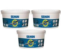 Enduit de Finition Extra Fin Semin Oscar, Prêt à l'Emploi, Intérieur/Extérieur, seau 5 kg, lot de 3