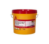 Enduit de garnissage SIKA SikaWall Rebouchage et réparation pour murs et plafonds en pâte - 1,5Kg