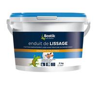 Bostik Enduit de lissage en pâte – Prêt à l'emploi, intérieur – Seau 5 kg Blanc