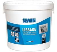 Enduit de lissage en pâte - Semin - 1,5 kg - Intérieur - Prêt à l'emploi - Blanc